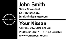 Nissan Business Card Horizontal